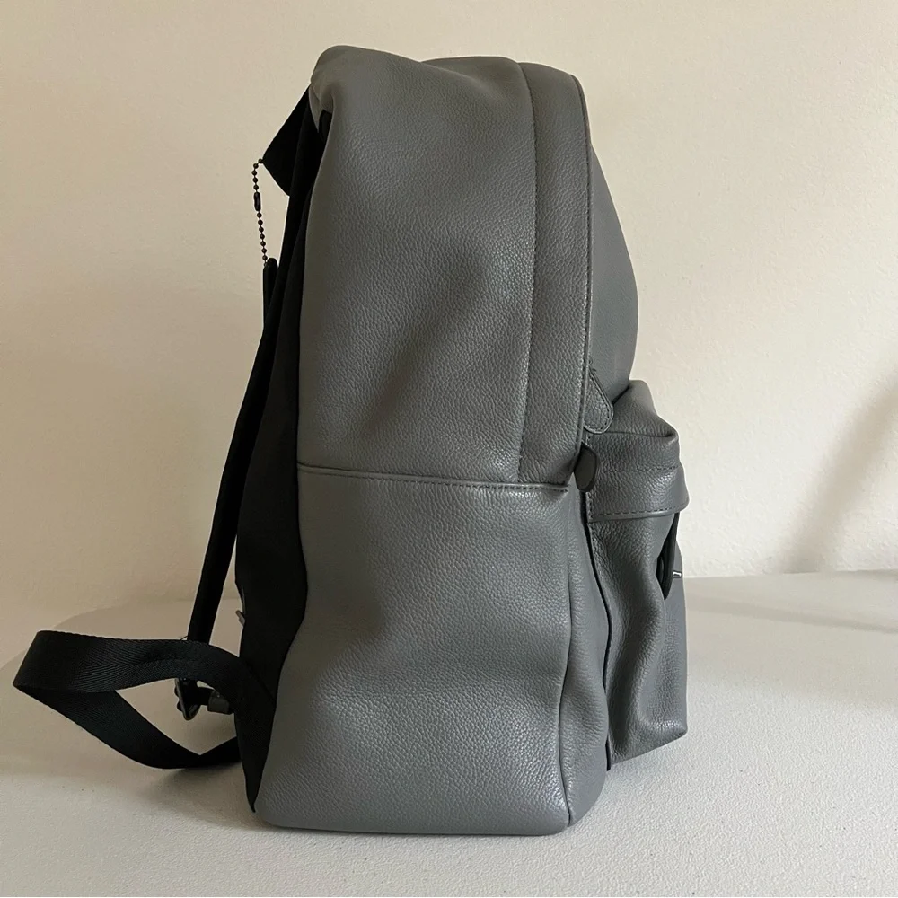 Coach Campus XL Large Pebbled Leather Turnlock Backpack